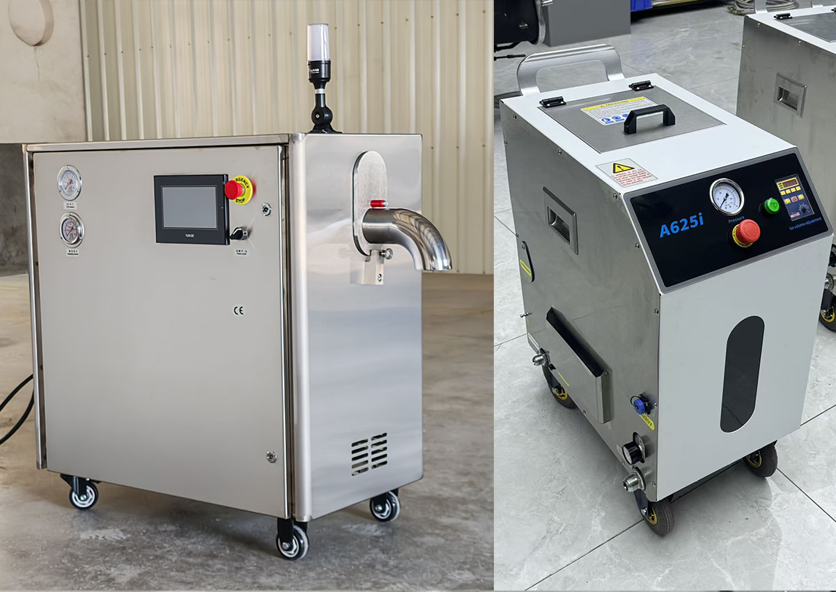 Our Company Delivers Customized A625i Dry Ice Cleaning Machine and Dry Ice Pellet Making Machine to Algeria